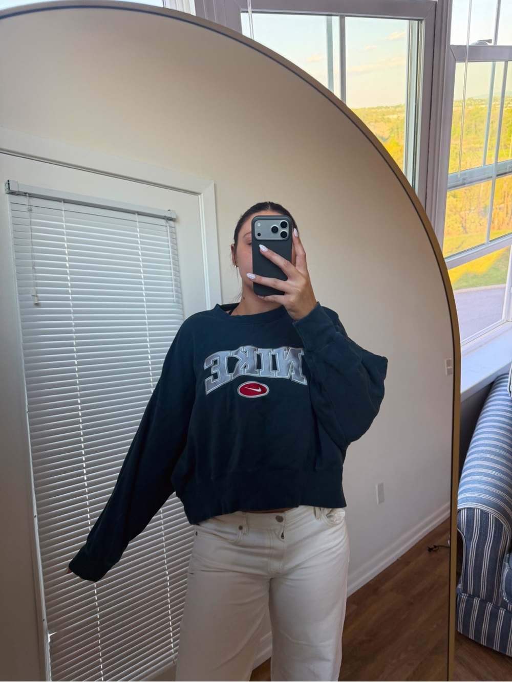 Nike Blue Crewneck Sweatshirt
